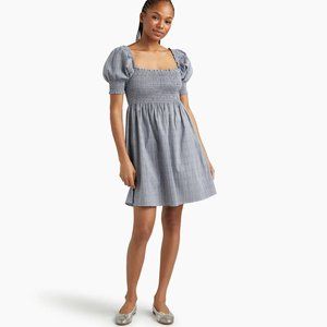 Hill House XS Athena Mini Dress in Tai Check